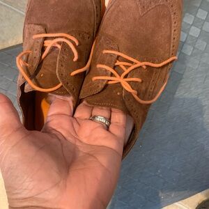 Cole HAAN Burnt orange suede shoe size 10.5 unisex